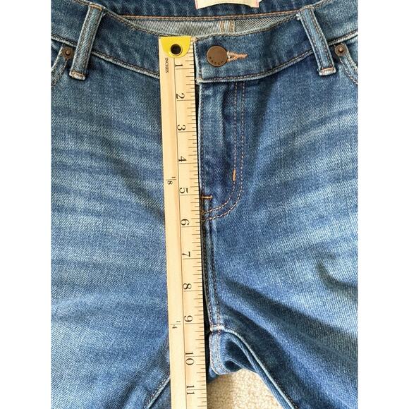 HATCH Collection The Crop Maternity Jeans Raw Hem Indigo Wash Women's Size 29 - Picture 9 of 12